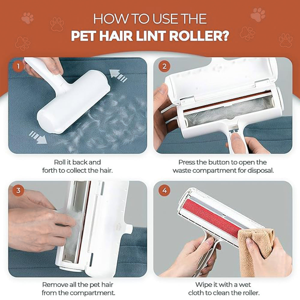 Brosse anti-poils pour chiens et chats – Élimine les poils morts efficacement