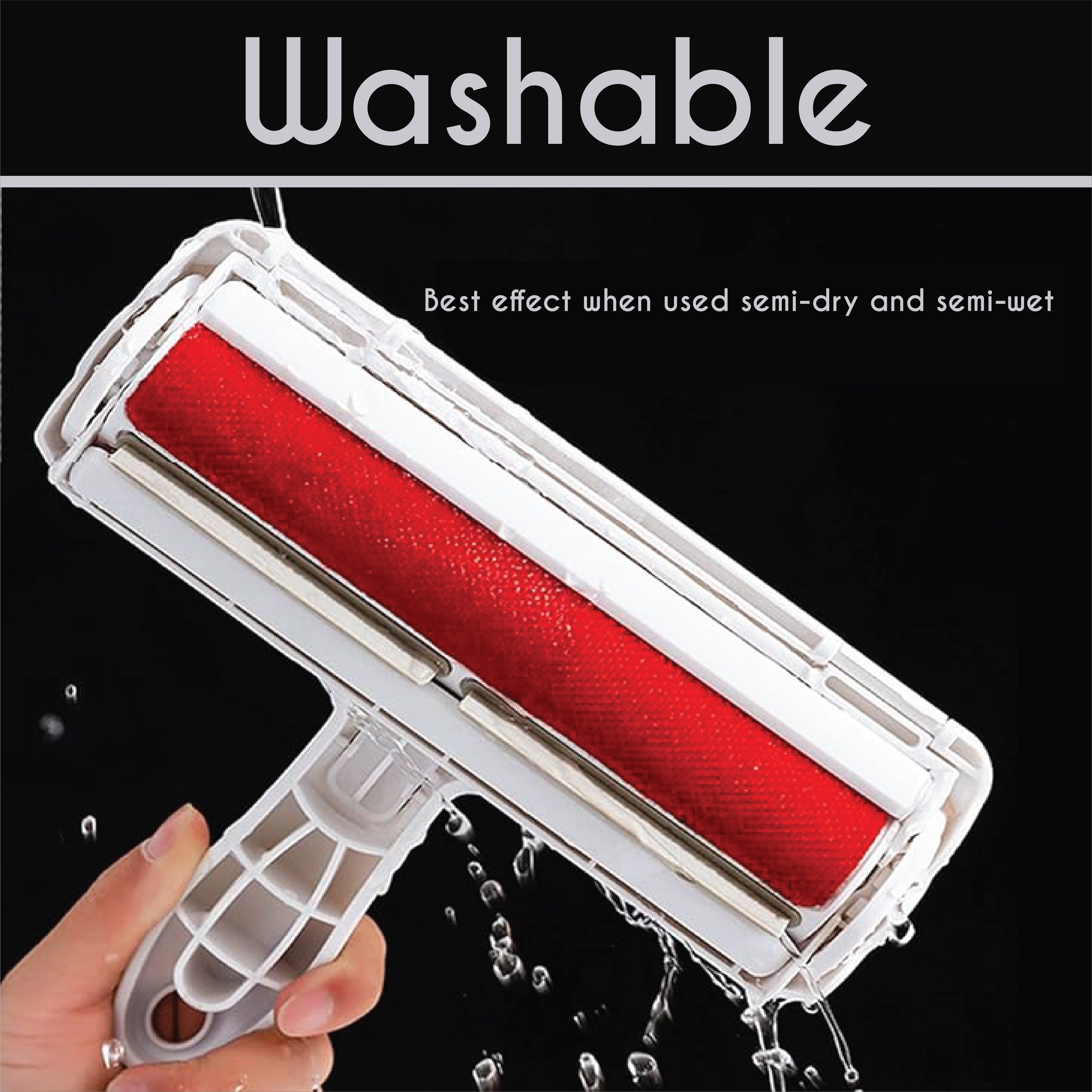Brosse anti-poils pour chiens et chats – Élimine les poils morts efficacement