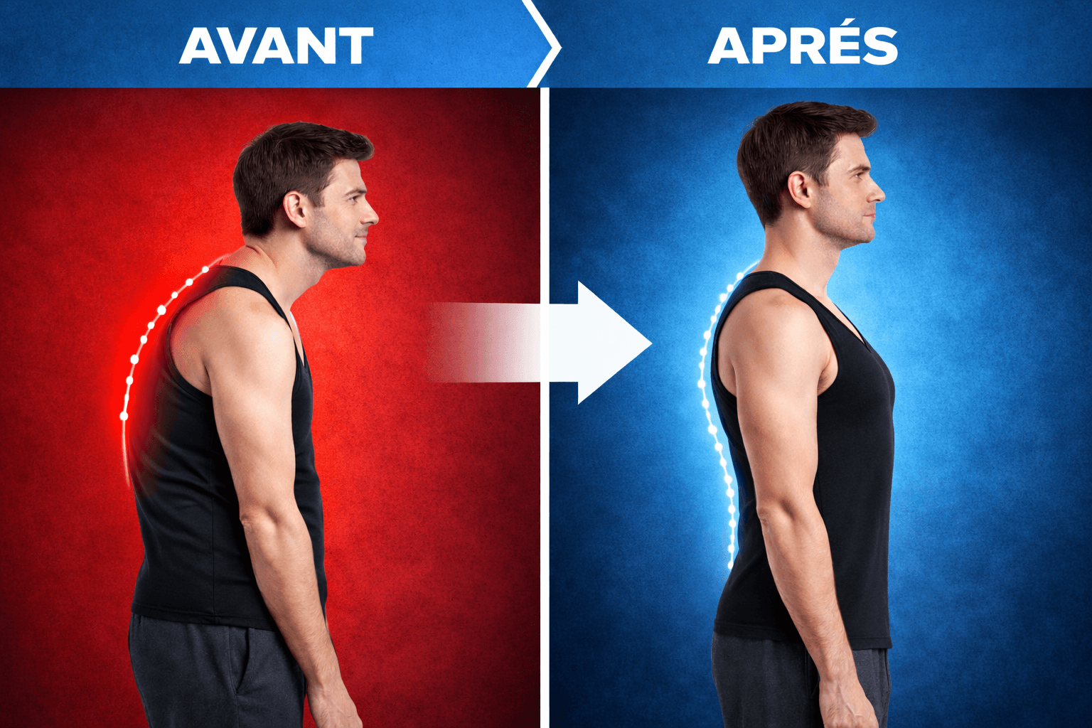 Ventre plat immédiat - Débardeur correcteur de posture FORMlift - FORMLIFT