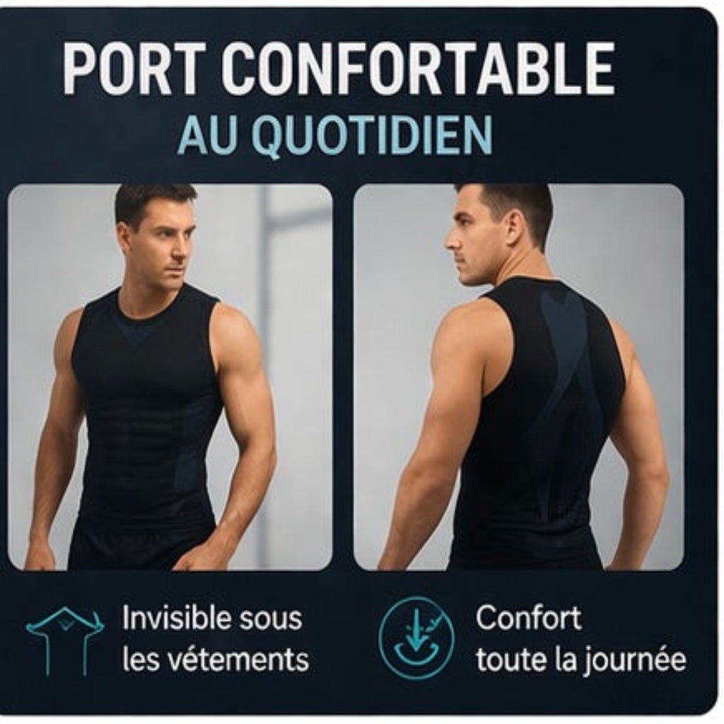 Ventre plat immédiat - Débardeur correcteur de posture FORMlift - FORMLIFT